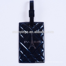 Hot sale wholesale colored texture travel luggage tag